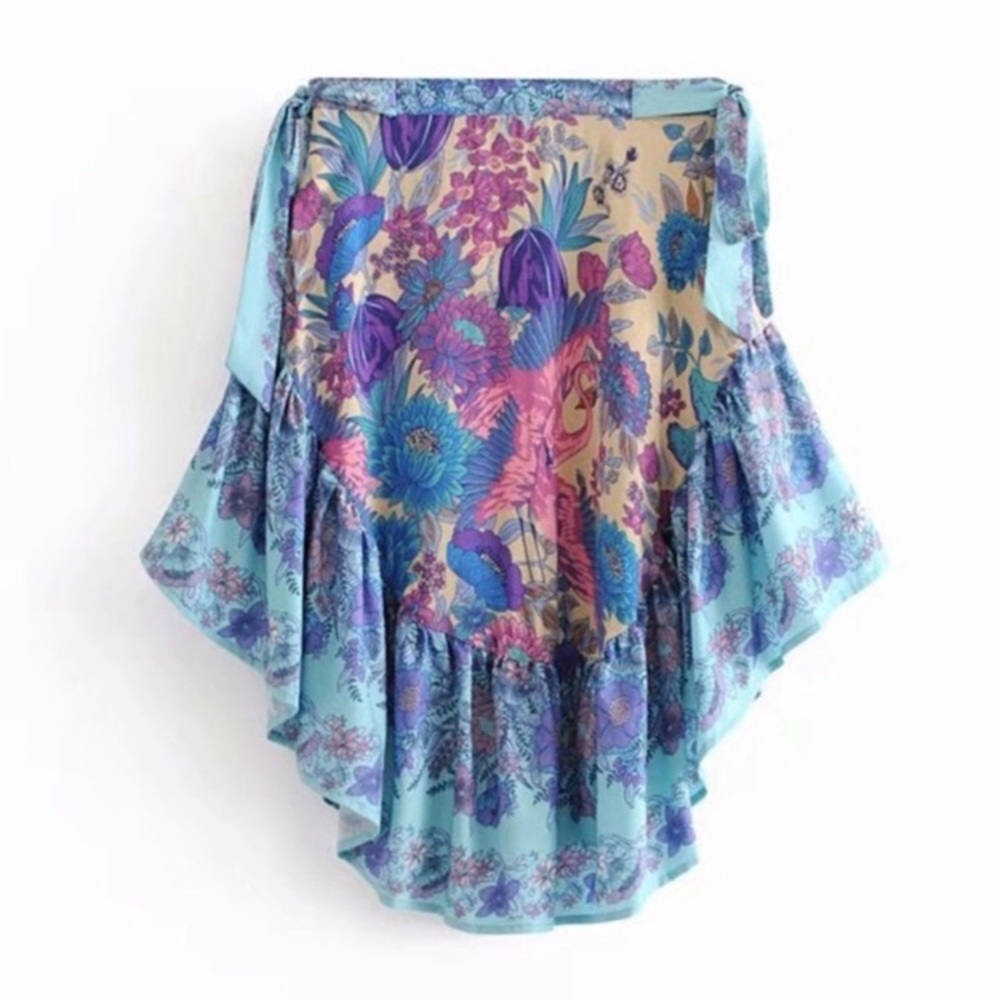 Bohemian Ruffle Skirt - Picture 4 of 9